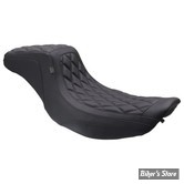 - SELLE MUSTANG - Squareback Seat - FL TOURING 97/07 - DOUBLE DIAMOND NOIR / COUTURES : NOIR - 78807