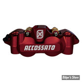 ETRIER RADIAL - ENTRE AXES : 108MM - ETRIER AVANT ACCOSSATO - 4-PISTONS - 108MM MONOBLOCK RADIAL BRAKE CALIPER - COTÉ : GAUCHE - ROUGE