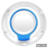 ECLATE I - PIECE N° 07 - COUVERCLE D EMBRAYAGE - SPORTSTER 04UP - FANGSTER - CHROME / ROUGE