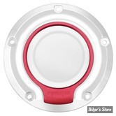 ECLATE I - PIECE N° 25 - COUVERCLE D EMBRAYAGE - OEM 25700933 - SOFTAIL M8 18UP - FANGSTER - CHROME / ROUGE