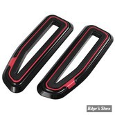 PLATEFORMES POUR SOFTAIL M8 2018UP - FANGSTER - Fangster Floorboard - NOIR / ROUGE