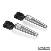 - REPOSES PIEDS ARRIERE - SOFTAIL 2018UP - FANGSTER - CHROME SMOKY