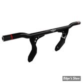 CRASH BAR - DYNA 91/17 - HeinzBikes Performance crashbar - EMBOUTS : ROUGE - HB-PCB-FX-R