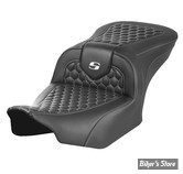 - SELLE SADDLEMEN - ROADSOFA™ HC - TOURING 2023UP - NOIR / COUTURES : BLANCHE - 823-07-18906