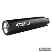 - SILENCIEUX - MILLER - SPORTSTER 86/03 - SILVERADO - EMBOUT : STANDARD : NOIR  / CORPS : NOIR - HOMOLOGUE - HD-SP-S-X49.07