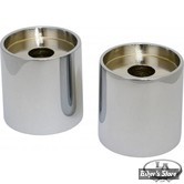 EXTENSIONS DE RISERS  LA CHOPPERS - POUR DIAMETRE DE RISERS / GUIDON DE 44.50MM (1 3/4") - HAUTEUR : 38.10MM (1 1/2") - CHROME - LA-7413-72