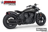 SILENCIEUX -  FREEDOM PERFORMANCE - INDIAN SCOUT - INDIAN SCOUT 4" SLIP-ONS - LIBERTY - NOIR / EMBOUTS  NOIR - IN00072