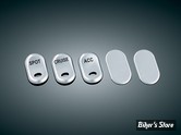 COUVRES INTERRUPTEURS DE PANEL - TOURING - KURYAKYN - ROCKER SWITCH COVER KITS - 7234 - INOX