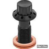 ECLATE L - PIECE N° 16 - VIS BANJO 3/8-24 - OEM 41747-82A - ARLEN NESS - BANJO BOLT - TITANIUM - FINITION : NOIR - 300-825