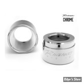 4.5" - EMBOUT D'ÉCHAPPEMENT - RINEHART RACING - MOTOPRO 45 END CAP - CHROME - 900-0155 - LA PAIRE