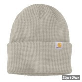 BONNET - CARHARTT - WAFFLE CUFFED BEANIE - GRIS PALE