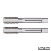TARAUD 1/4" - 28 - PROFILÉ CARRÉ : 4.9MM - Rotec, HSS Hand tap set, 2 pcs, DIN 2181, UNF 1/4"-28 - 308.0014