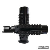 POIGNEES - AVON - MEMORY FOAM GEN2 GRIP SET - TIRAGE ELECTRONIQUE 23UP - ANODISE NOIR - MF-GEN2-ANO-F24