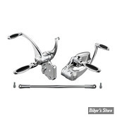 COMMANDES AVANCEES - SOFTAIL 86/99 - REBUFFINI - ELLIPSE - CHROME - +1" - SANS TUV