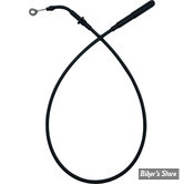 CABLE D'EMBRAYAGE MILWAUKEE EIGHT -  TOURING 21UP - LONGUEUR :124.50 CM / 49" - OEM 37200566 - FAT BAGGERS  EZ Install Upper Clutch Cable - INOX TRESSÉ NOIR - 118010-B