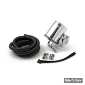 Kit filtre à huile et support - CUSTOM / POUR CADRE - V-TWIN -  CHROME