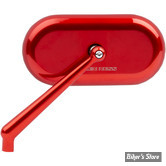 RÉTROVISEUR ARLEN NESS - OVAL FORGED MIRROR - ROUGE - CÔTÉ GAUCHE - 13-176