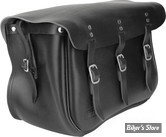 SACOCHE PANAM - POUR CADRE RIGIDE - CUIR - NOIR - BARETTES MALES