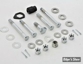 ECLATE J - PIECE N° 12 - KIT VISSERIE DE SUPPORT MOTEUR - KNUCKLEHEAD 36/39 - OEM 24791-36 / 4435W / 7775 / 4660 / 6520 / 7825 - HEXAGO - CHROME - COLONY - 8164-19