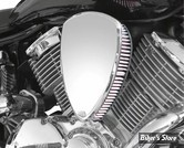 FILTRE A AIR - BARON CUSTOM ACCESSORIES - BIG AIR KIT "BAK" - HONDA VTX 1800 - LISSE / CHROME - BA-2060-00