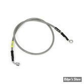 - DURITE DE FREIN AVANT - SPORTSTER 1200X 14/16 / 883N 14/16 - LONGUEUR : +000 - 1 DISQUE - OEM 46417-10 / A - GOODRIDGE - INOX - HD0129-1FC-CL