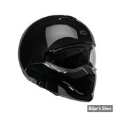 - CASQUE BELL - Broozer Modular Helmet - CONVERTIBLE - COULEUR : NOIR BRILLANT 