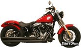 ECHAPPEMENT RUSH - FULL SYSTEM - LONG STYLE - SOFTAIL 86/17 - STRAIGHT CUT - NOIR