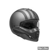 - CASQUE BELL - Broozer Modular Helmet - CONVERTIBLE - FREE RIDE - COULEUR : GRIS MAT - TAILLE : M