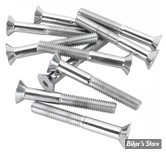 VIS TETE FRAISEE 3/8"-16 X 76.20MM / 3" - ALLEN - CHROME - LE PAQUET DE 10 PIECES