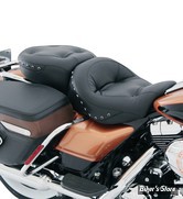 SELLE  MUSTANG - TOURING 08/23 -  ONE PIECE Standard Touring One-Piece Seat - REGAL STYLE /  CLOUTEE BLACK PEARL - 76038
