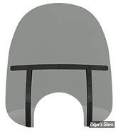 PARE BRISE DÉTACHABLE - MEMPHIS SHADES - MEMPHIS FATS - DÉCOUPE DE PHARE DE 9" - HAUTEUR 19" / 48CM - NIGHT SHADES NOIR FUME - MEB37112