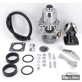 CARBURATEUR SU - SHOVELHEAD 79/84 - SU ELIMINATOR II - AMERICAN PRIME MFG - PIPE D'ADMISSION : NOIR