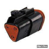 PRISE DEUTSCH IPC / DT SERIE - 3 BROCHES - MALE - COULEUR : NOIR - OEM 72113-94BK - NAMZ