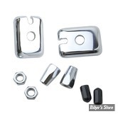 ECLATE O - PIÈCE N° 10 - PLATINES DE TENDEURS DE ROUE - 47554-73A - SPORTSTER 79/96 / BIGTWIN 73/86 - COLONY - CHROME