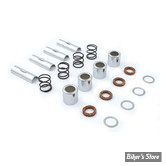 ECLATE H - PIECE N° 04 - Kit Clips de retenue / Couvres ressort chromé / ressorts / joints - Panhead 48/65 & XL57/E79  - Chrome---NEUF - NI REPRIS - NI ECHANGE -