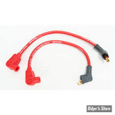 FILS DE BOUGIES - FXR 82/94 - TAYLOR / SUMAX - 8MM - PRO WIRE - ROUGE - 77235