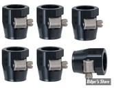 COLLIER POUR DURITE DE : 3/8" - HEXAGONAL - 3/8" - NOIR - PAQUET DE 6