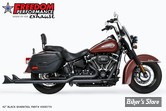 - ECHAPPEMENT - FREEDOM PERFORMANCE - SOFTAIL M8 - SHARKTAIL TRUE-DUALS - LONGUEUR : 42" - NOIR - HD00774