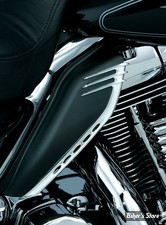 DEFLECTEURS DE CHALEUR - ARRIERE - TOURING 09UP - KURYAKYN - ACCENTS FOR HD MID FRAME DEFLECTORS - CHROME - 8674