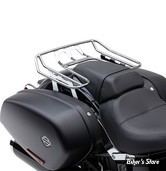 PORTE BAGAGES DUO - FLSB 2018UP - DETACHABLE - COBRA - BIG ASS® DETACHABLE WRAP AROUND RACK - CHROME - 602-2615