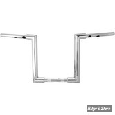 GUIDON APEHANGER HAUTEUR : 30.00CM / 12"- BURLY - JASON BAR - 38MM / 1 1/2" - FLTRX 2023/2024 UP  - CHROME - B12-6101C