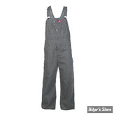 SALOPETTE - DICKIES - BIB OVERALL - HICKORY STRIPE - JEANS - COULEUR : RAYE BLEU - TAILLE US 42/32
