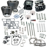 - KIT CYLINDRES BIG BORE - 95CI / 3.7/8" - TWIN CAM 99/06 - S&S - 95" HOT SET UP KIT - NOIR WRINKLE- 106-0214