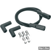 Ø  7.0MM - FILS DE BOUGIES - DAYTONA TWIN TECH - TWINCAM - UNIVERSEL - IDEAL POUR UN DEPLACEMENT DE LA BOBINE - 3002