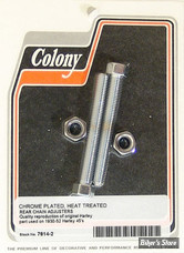 ECLATE O - PIÈCE N° 11 - TENDEURS DE ROUE - 41575-30 / 2827-30 - 750cc 30/52 - TETE HEXAGONALE - CHROME - COLONY - 7814-2