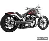 - ECHAPPEMENT FREEDOM PERFORMANCE - AMERICAN OUTLAW HIGH - 2 EN 1 - SOFTAIL 86/17 - NOIR/NOIR SCULPTE