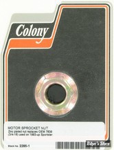 ECLATE I - PIECE N° 30 - Ecrou moteur XL 93/21 - OEM 7839 - COLONY - 2285-1 - LA PIECE