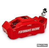 ETRIER RADIAL - ENTRE AXES : 108MM - ETRIER PERFORMANCE MACHINE -  4-PISTONS - 108MM Race Series radial - COTÉ : DROIT - FINITION : ROUGE - 0052-2426-RC