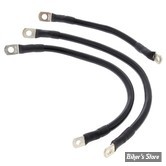 KIT CABLES DE BATTERIE - FL / FLH / FLT 93/07 - ALL BALLS - NOIR - 79-3009-1