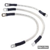 KIT CABLES DE BATTERIE - FL / FLH / FLT 93/07 - ALL BALLS - CLAIR - 79-3009
